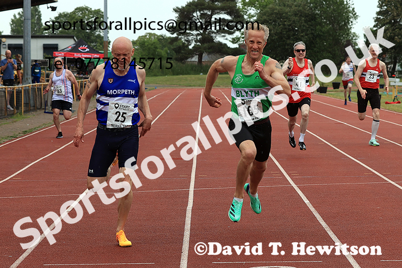 200 metres, 2025 NEMAA Track and Field, Monkton. Photo: David T. Hewitson/Sports for All Pics